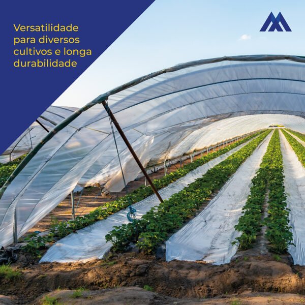 Mulching Preto e Branco Cobertura de Solo 1,60x500m - Imagem 4