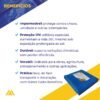 Lona Impermeável Com Ilhós Azul 6x3m 330 Micras - Imagem 4