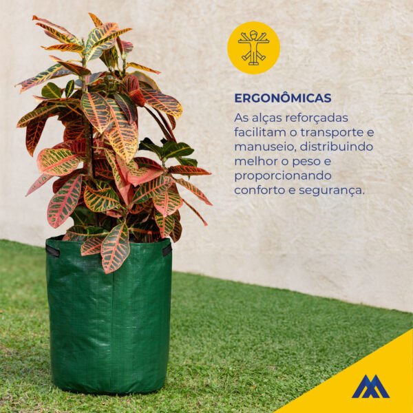 Vaso de Lona ML Verde 14L - Imagem 4
