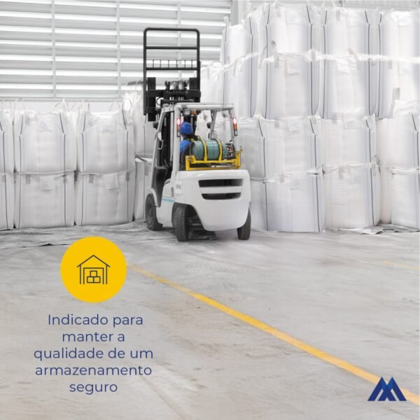 Big Bag Fundo Fechado/Boca Aberta 90x90x120 - C1 Para 1000 Kg - Imagem 6