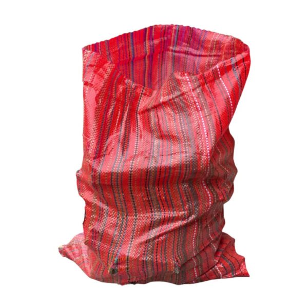 Saco De Rafia Para Entulho Vermelho 50x70cm Kit 100 Unidades