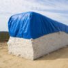 Lona Impermeável Com Ilhós Azul 6x3m 330 Micras - Imagem 7