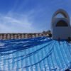 Lona Impermeável Com Ilhós Azul 6x3m 330 Micras - Imagem 6