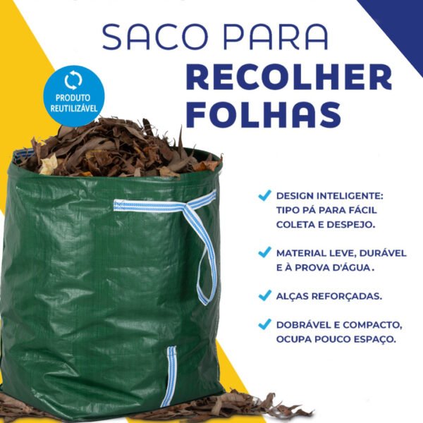 Saco Para Recolher Folhas Multiuso - Imagem 2