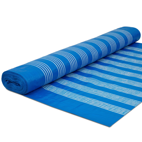 Tela Tapume Pesada Guarda-Corpo Azul 1,20m X 100,00m