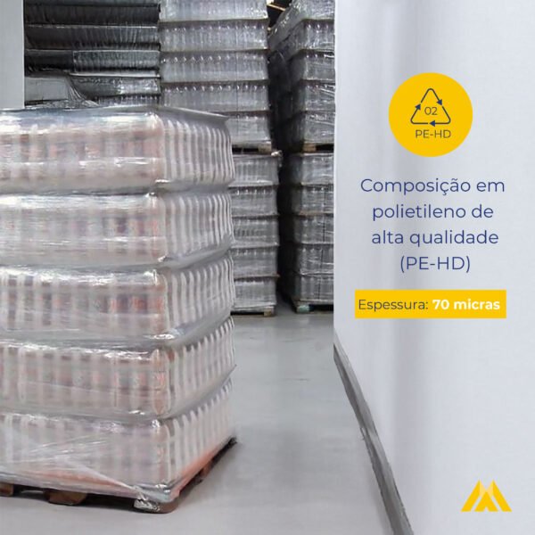 Filme Termo Encolhivel 70 Cm X 20 Metros 70 Micras - Imagem 3